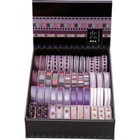 Creativ Company Decoratief lint, b: 10 mm, paars, 48x2 m/ 1 doos Creativ Company Decoratief lint, b: 10 mm, paars, 48x2 m/ 1 doos