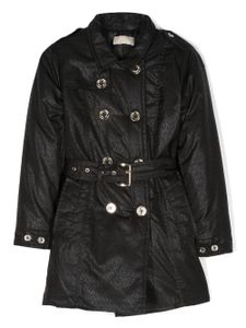 Michael Kors Kids trench à boutonnière croisée - Noir