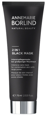Annemarie Börlind Masker Beauty Specials 2in1 Black Mask 75ml Annemarie Börlind Masker Beauty Specials 2in1 Black Mask 75ml