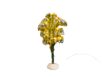 Besneeuwe Boom Met Verlichting - Oosterik home