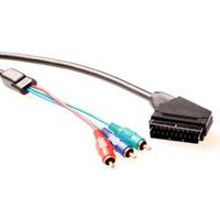 Intronics Component Video kabel Scart - 3 x Tulp male - thumbnail