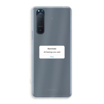 Reminder: Sony Xperia 5 II Transparant Hoesje