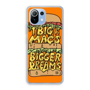 Big Macs Bigger Dreams: Xiaomi Mi 11 Lite Transparant Hoesje