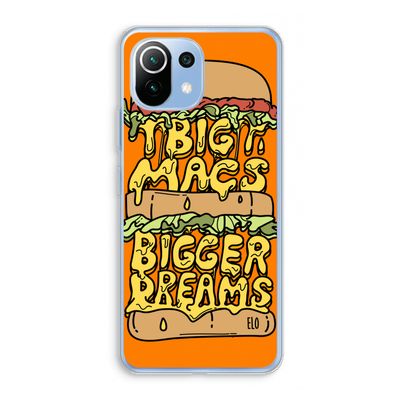 Big Macs Bigger Dreams: Xiaomi Mi 11 Lite Transparant Hoesje