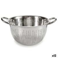 Strainer Kinvara Zilverkleurig Roestvrij staal 30,5 x 14 x 24 cm (12 Stuks)