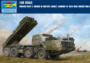 Trumpeter 1/35 9K58 Smerch-M on 9A52-2 MRLS