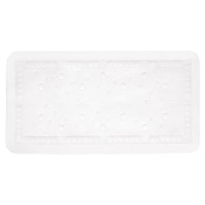 Differnz Tutus inlegmat bad - 100% PVC - anti-slip laag - 68 x 36 cm - wit