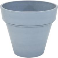 Pot - MEGA COLLECTIONS - Ecostone Plantenbak - Ø 35 cm - H 30 cm - Grijs