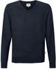 Hakro 144 V-neck pullover merino wool - Ink - XL