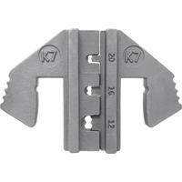 TOOLCRAFT PLE-0K7 Krimp-onderdelen Geschikt voor connector: DUITS Krimpbereik AWG: 12 tot 20 AWG Geschikt voor merk: TOOLCRAFT PZ-500