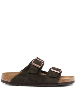 Birkenstock sandales Arizona en cuir - Marron