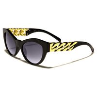 VG Eyewear zonnebril Cat Eye Gold Chain Black vg29024 - thumbnail