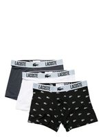 Lacoste boxer élastiqué à logo imprimé - Noir - thumbnail