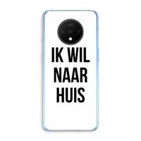 Ik wil naar huis: OnePlus 7T Transparant Hoesje