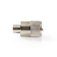 Nedis PL259-Connector | Male | Soldeer | 6.0 mm | Zilver | 25 Stuks | 1 stuks - CSVC43900ME CSVC43900ME