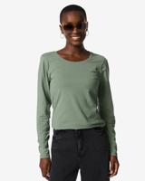 HEMA Dames basic t-shirt groen (groen)