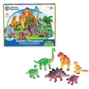 Learning Resources Dino Jumbo mama en baby 6 stuks