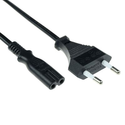 ACT AK5242 230V Stroomkabel Euro/C7 Female Zwart - 3 meter
