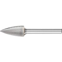 PFERD TOOLS 21122756 Freesstift Spitsboog Lengte 65 mm Afmeting, Ø 12 mm Werklengte 25 mm Schachtdiameter 6 mm
