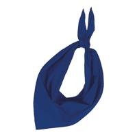 Hals zakdoek kobalt blauw