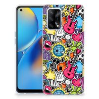 OPPO A74 4G Silicone Back Cover Punk Rock