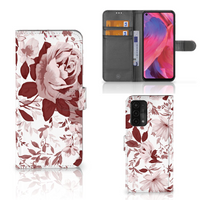 Hoesje OPPO A54 5G | A74 5G | A93 5G Watercolor Flowers - thumbnail