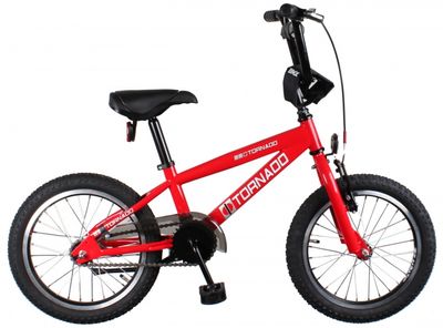 Bike Fun Cross Tornado 16 Inch 34 cm Junior Terugtraprem Groen