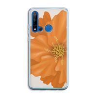 Orange Ellila flower: Huawei P20 Lite (2019) Transparant Hoesje