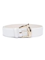 Alberta Ferretti ceinture en cuir à boucle - Blanc - thumbnail