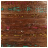 Tafelblad vierkant 70x70x3,8 cm massief gerecycled hout