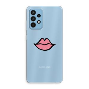 Kusje: Samsung Galaxy A52 Transparant Hoesje