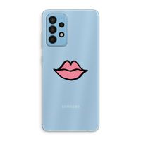 Kusje: Samsung Galaxy A52 Transparant Hoesje