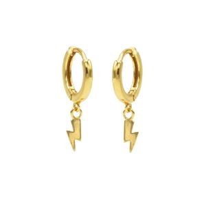 Karma Oorringen Hinged Hoops Lightning Goud