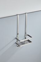 Doucherek SaniClear Inox | Aan douchewand | 52x23x12 cm | Messing | Rechthoek | RVS look