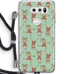 Gymboys: LG V30 Transparant Hoesje met koord