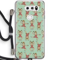 Gymboys: LG V30 Transparant Hoesje met koord