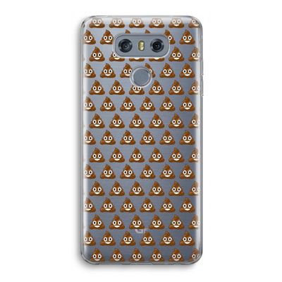 Poop emoji: LG G6 Transparant Hoesje