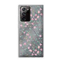 Sierlijke bloemen: Samsung Galaxy Note 20 Ultra / Note 20 Ultra 5G Transparant Hoesje Sierlijke bloemen: Samsung Galaxy Note 20 Ultra / Note 20 Ultra 5G Transparant Hoesje