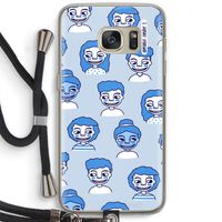 Gezichtjes: Samsung Galaxy S7 Transparant Hoesje met koord