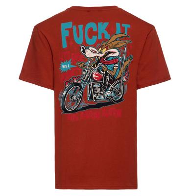 King Kerosin Fuck It T-shirt Rust-3XL