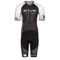 BTTLNS Typhon 2.0 SE trisuit korte mouw zwart/wit heren S - thumbnail