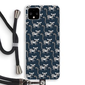 Makis: Pixel 4 XL Transparant Hoesje met koord