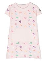 Moncler Enfant t-shirt en coton stretch à logo imprimé - Rose