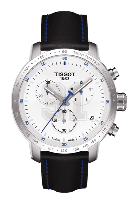 Horlogeband Tissot T610035163.XL Leder Zwart 19mm