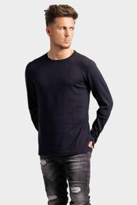Purewhite Essentials Garment Dye Knit Sweater Heren Antra - Maat S - Kleur: Grijs | Soccerfanshop