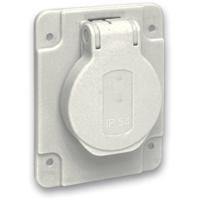 Schneider Electric PKS62G Stopcontact (inbouw) IP54, IK08 Grijs