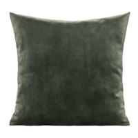 2e Halve Prijs Leen Bakker - Sierkussen Mathis - 45x45 Cm - Polyester/Velvet - Groen - 10x45x45 Cm
