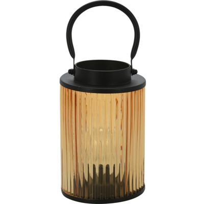 Home & Styling Lantaarn - Windlicht - LED - metaal - warm wit licht - 12,5 x 16,5 cm Home & Styling Lantaarn - Windlicht - LED - metaal - warm wit licht - 12,5 x 16,5 cm