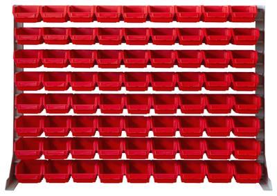 Dresselhaus Storage box shelving 72-fold w. 72 storage box