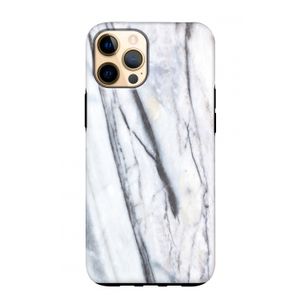 Gestreepte marmer: iPhone 12 Pro Max Tough Case